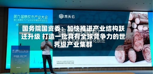 国务院国资委：加快推进产业结构跃迁升级 打造一批具有全球竞争力的世界级产业集群-第2张图片