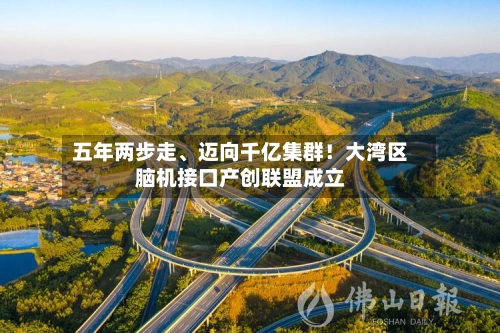 五年两步走、迈向千亿集群！大湾区脑机接口产创联盟成立-第2张图片