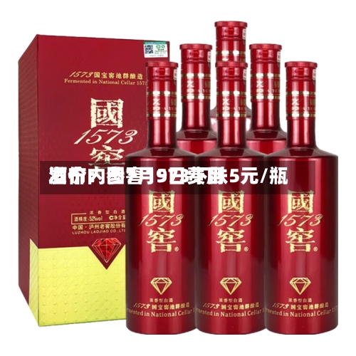 酒价内参7月9日费用发布：国窖1573下跌5元/瓶-第2张图片