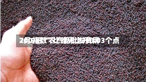 7月9日“农产品批发费用200指数”比昨天上升0.03个点