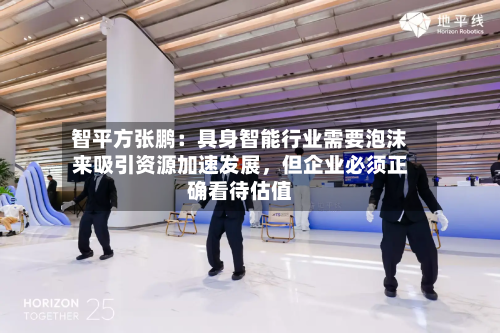 智平方张鹏：具身智能行业需要泡沫来吸引资源加速发展，但企业必须正确看待估值