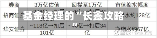 基金经理的“长鑫攻略	”-第3张图片