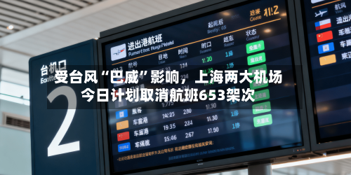 受台风“巴威”影响，上海两大机场今日计划取消航班653架次-第2张图片