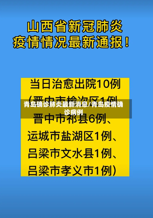 青岛确诊肺炎最新消息/青岛疫情确诊病例-第2张图片