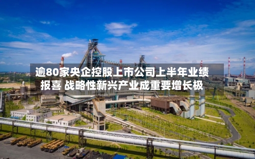 逾80家央企控股上市公司上半年业绩报喜 战略性新兴产业成重要增长极