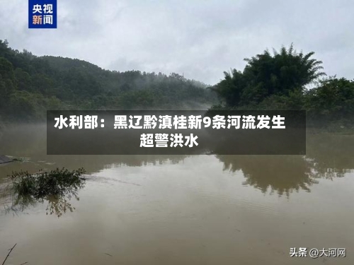 水利部:黑辽黔滇桂新9条河流发生超警洪水