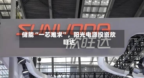 储能“一芯难求”	，阳光电源投资欣旺达-第1张图片