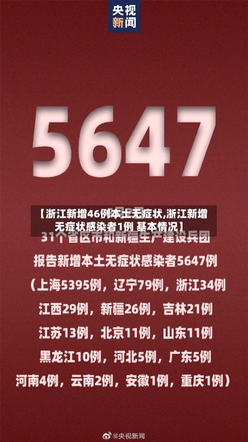 【浙江新增46例本土无症状,浙江新增无症状感染者1例 基本情况】-第3张图片