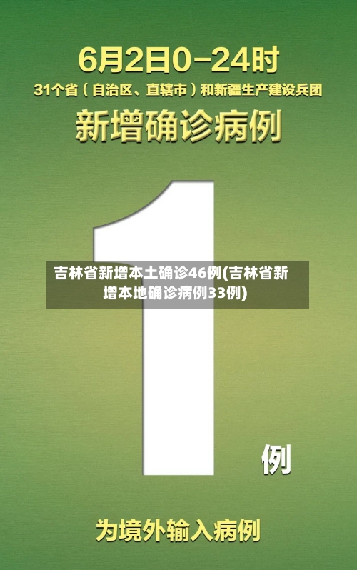吉林省新增本土确诊46例(吉林省新增本地确诊病例33例)-第3张图片