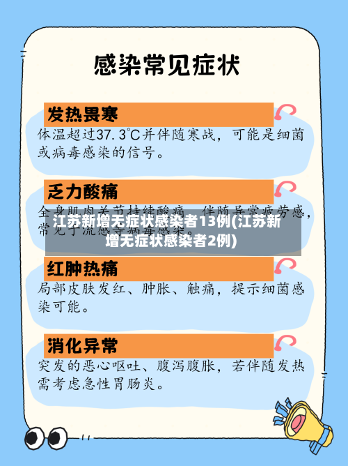 江苏新增无症状感染者13例(江苏新增无症状感染者2例)