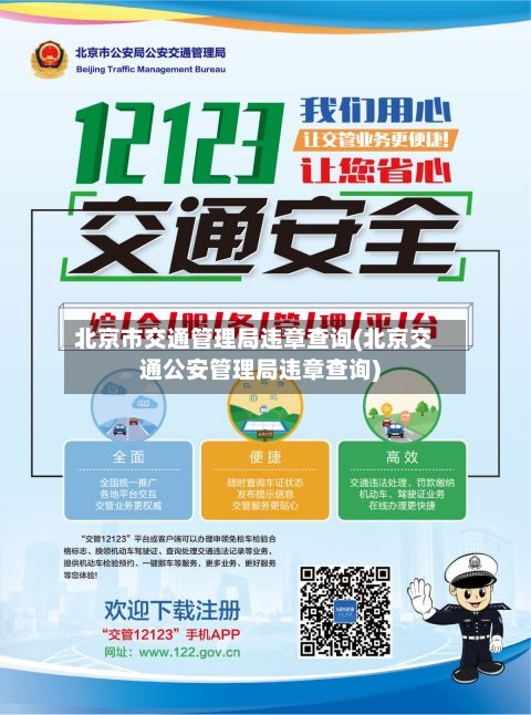 北京市交通管理局违章查询(北京交通公安管理局违章查询)