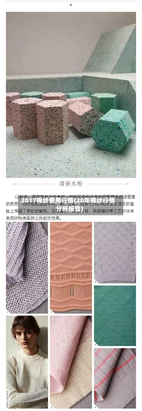 2017棉纱费用行情(20年棉纱行情分析报告)-第2张图片