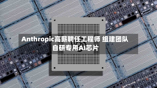Anthropic高薪聘任工程师 组建团队自研专用AI芯片-第1张图片