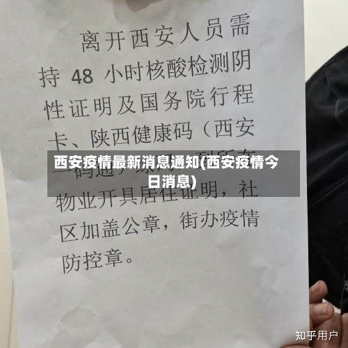 西安疫情最新消息通知(西安疫情今日消息)