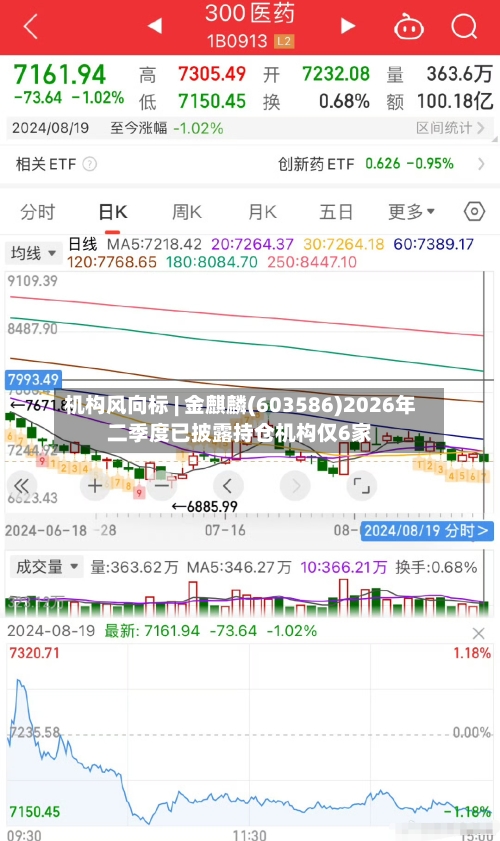 机构风向标 | 金麒麟(603586)2026年二季度已披露持仓机构仅6家-第2张图片